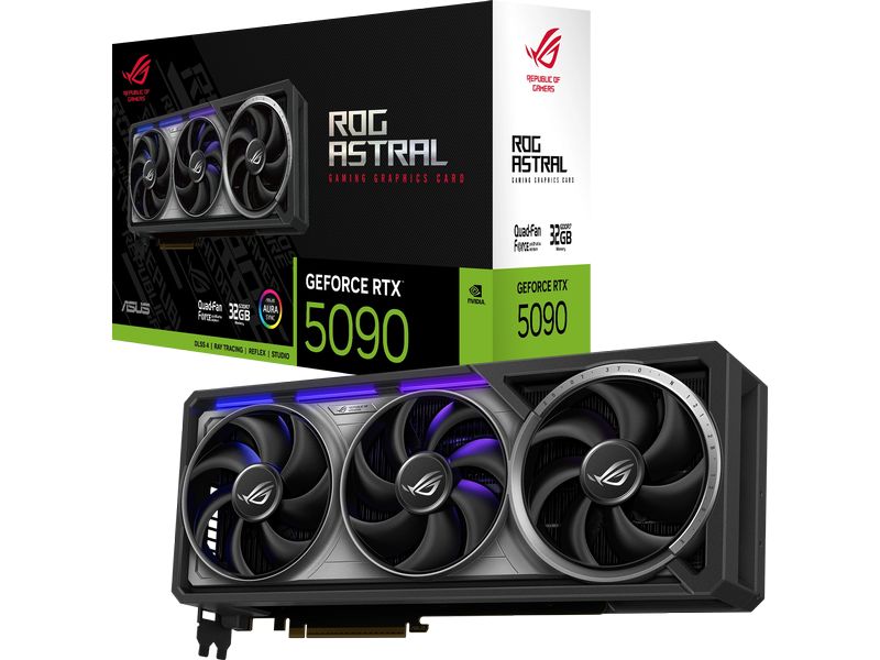 ASUS ROG Grafikkarte ROG Astral GeForce RTX 5090 32 GB