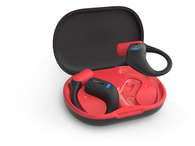 Philips Wireless In-Ear-Kopfhörer TAA6709BK/00 Rot; Schwarz