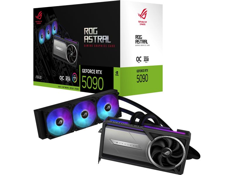 ASUS ROG Grafikkarte ROG Astral LC GeForce RTX 5090 OC Edition 32 GB