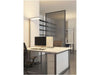 Contini Bürostehleuchte dimmbar 30W, 7500 lm, 6000K – Silber