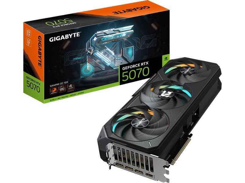 Gigabyte Grafikkarte GeForce RTX 5070 Ti GAMING OC 16 GB