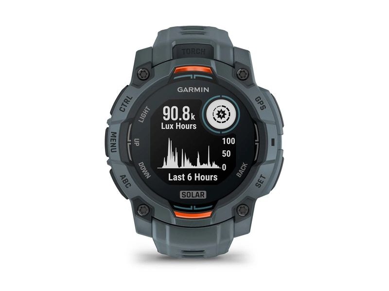 GARMIN Sportuhr Instinct 3 Solar Twilight 45 mm