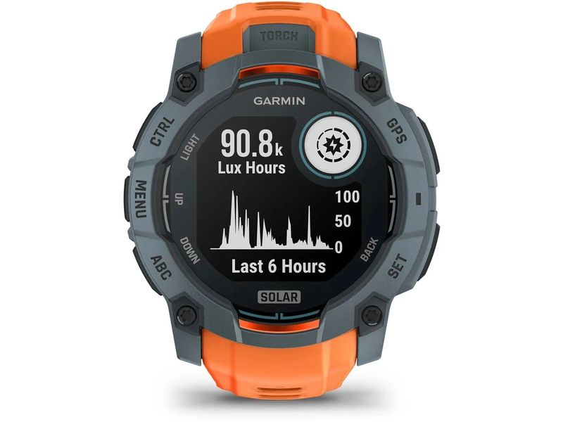 GARMIN Sportuhr Instinct 3 Solar Twilight/Solstice 50 mm