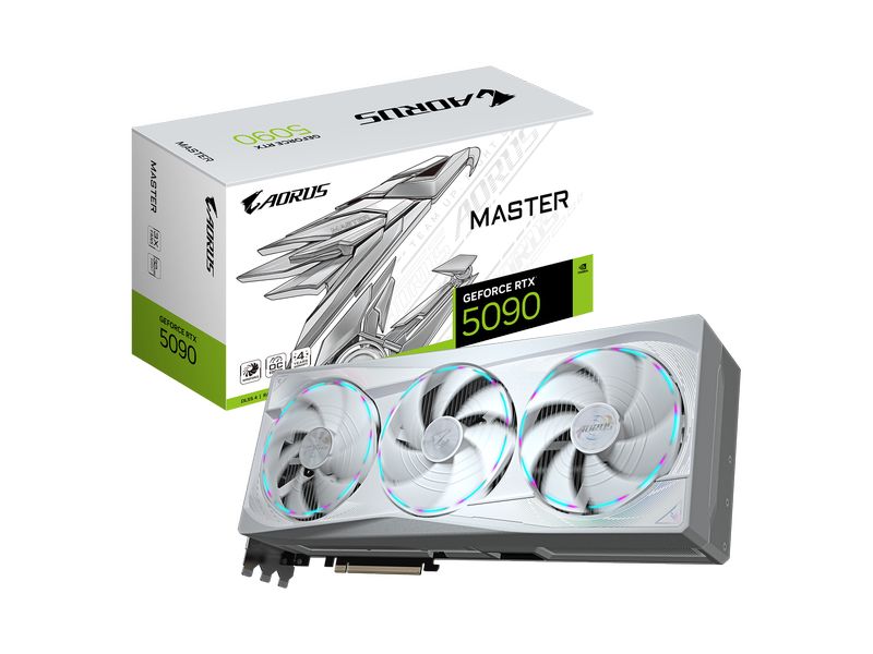 Gigabyte Grafikkarte AORUS GeForce RTX 5090 MASTER ICE 32 GB