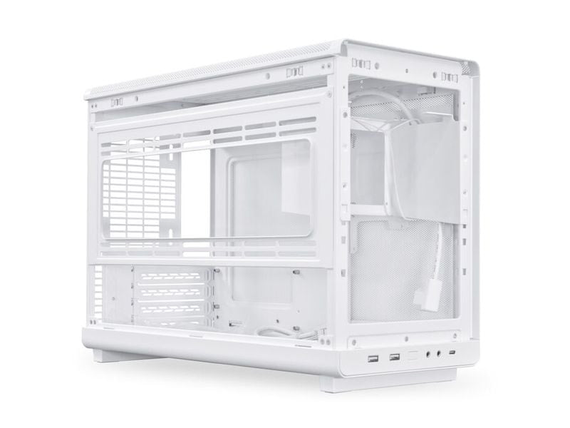 Lian Li PC-Gehäuse A3-mATX Wood Edition Buche, Weiss