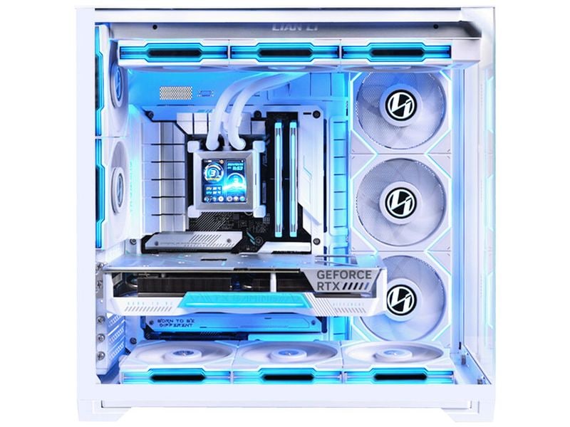 Lian Li PC-Gehäuse O11 Vision Compact, Tempered Glass – weiss