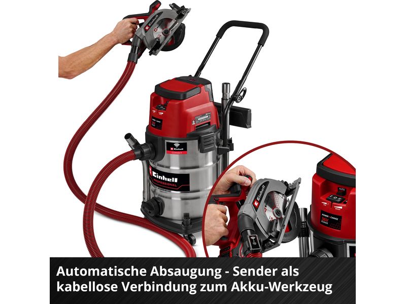 Einhell Akku-Nass-/Trockensauger TP-VC 36/30 S Auto Solo