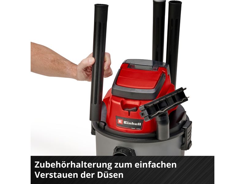 Einhell Akku-Nass-/Trockensauger TC-VC 18/15 Li-Solo