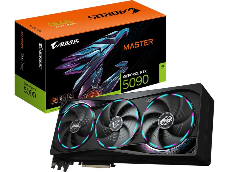 Gigabyte Grafikkarte AORUS GeForce RTX 5090 MASTER 32 GB