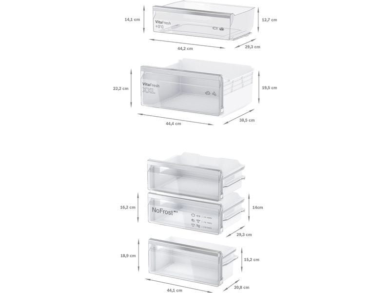 Bosch Einbau-Kühl-Gefrierkombination KIN86VFE0 Rechts/Wechselbar