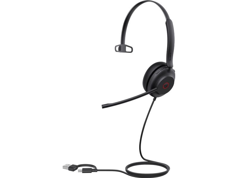 Yealink Headset UH35 Mono Teams USB-C/A Verkabelt