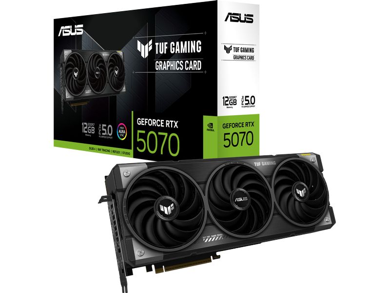 ASUS Grafikkarte TUF Gaming GeForce RTX 5070 12 GB GDDR7