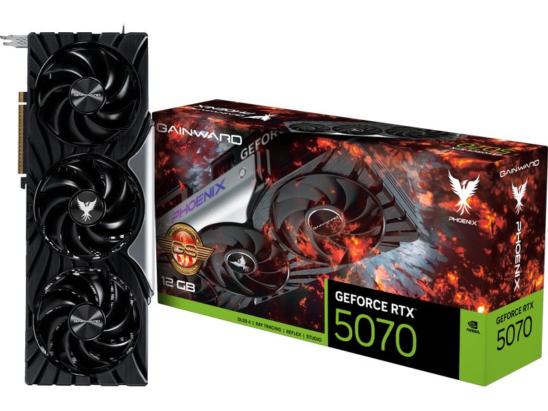 Gainward Grafikkarte GeForce RTX 5070 Phoenix GS 12 GB GDDR7