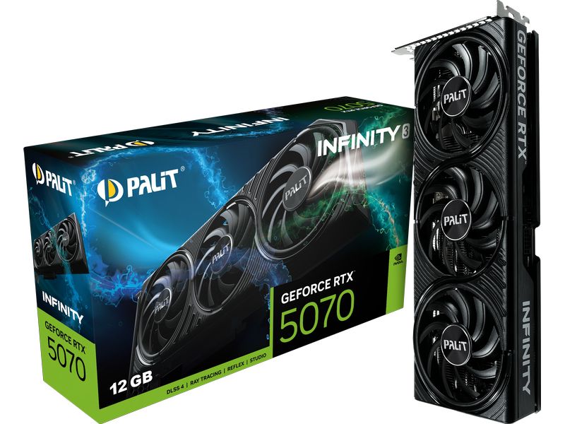 Palit Grafikkarte GeForce RTX 5070 Infinity 3 12 GB GDDR7