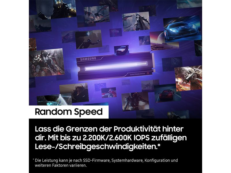 Samsung SSD 9100 PRO Heatsink M.2 2280 NVMe 2000 GB