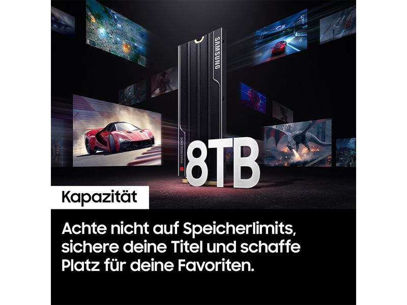 Samsung SSD 9100 PRO Heatsink M.2 2280 NVMe 4000 GB