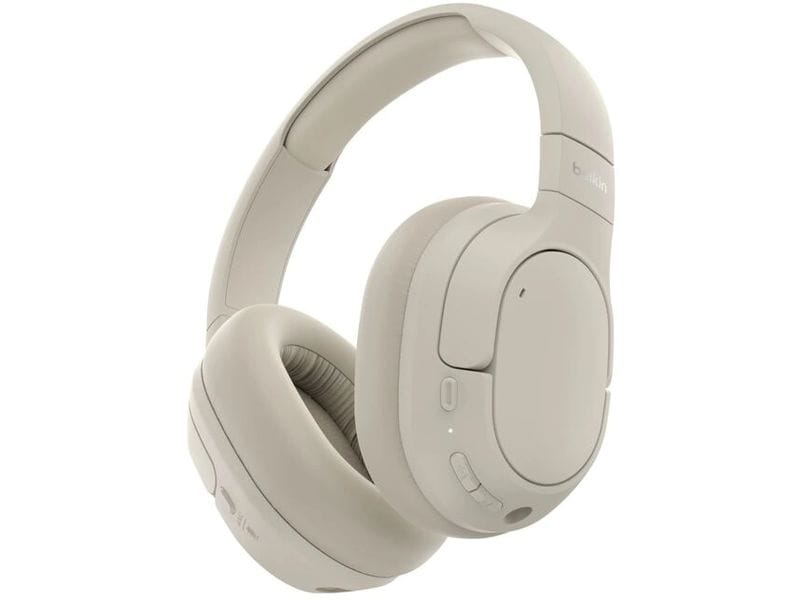 Belkin Wireless Over-Ear-Kopfhörer SoundForm Isolate Sand