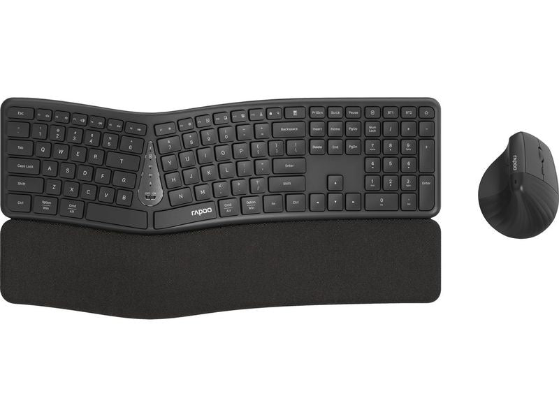 Rapoo Tastatur-Maus-Set 8810M Ergonomischer Deskset