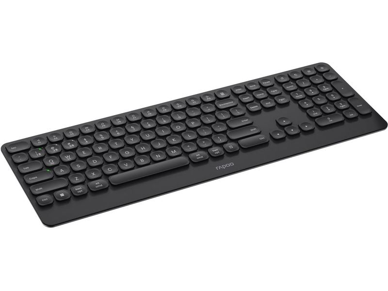 Rapoo Tastatur E9390M Ultraslim Schwarz