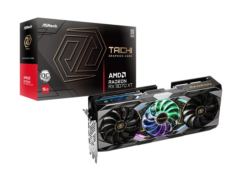 ASRock Grafikkarte Radeon RX 9070 XT Taichi 16 GB