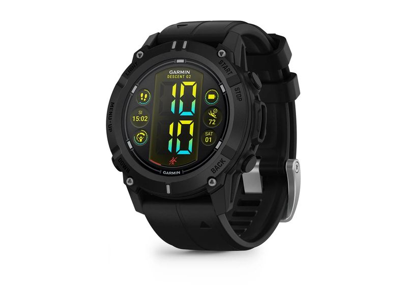 GARMIN GPS-Sportuhr Descent G2 inkl. Armband 22mm, schwarz