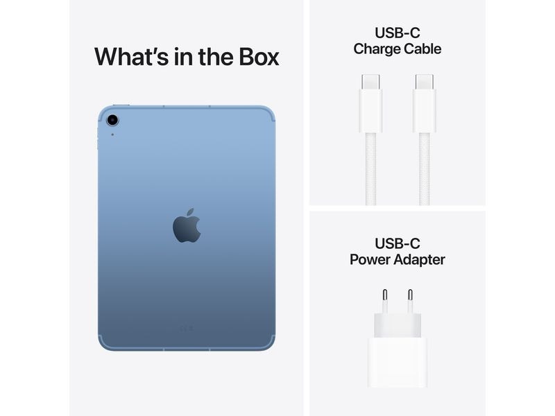 Apple iPad A16 2025 Cellular 512 GB Blau