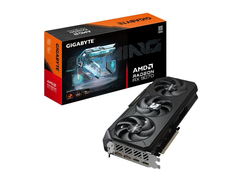 Gigabyte Grafikkarte Radeon RX 9070 GAMING OC 16 GB