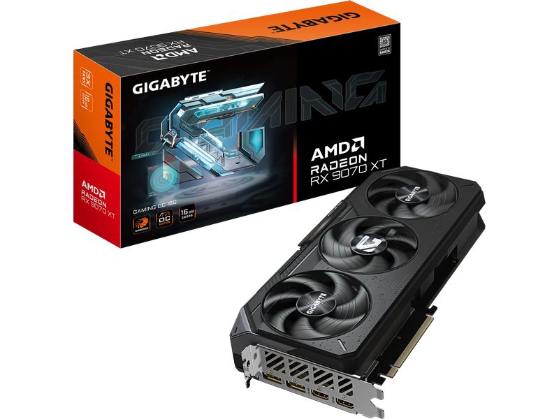 Gigabyte Grafikkarte Radeon RX 9070 XT GAMING OC 16 GB