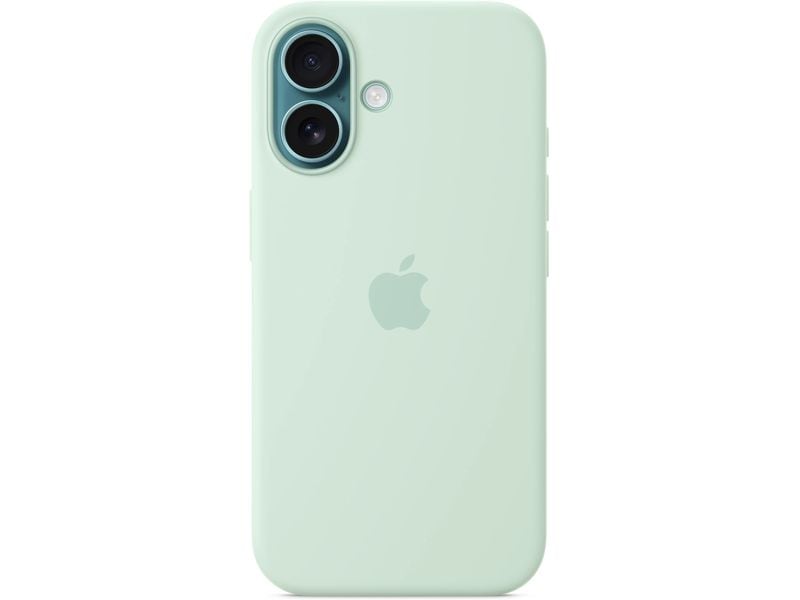 Apple Silicone Case mit MagSafe iPhone 16 Aquamarine