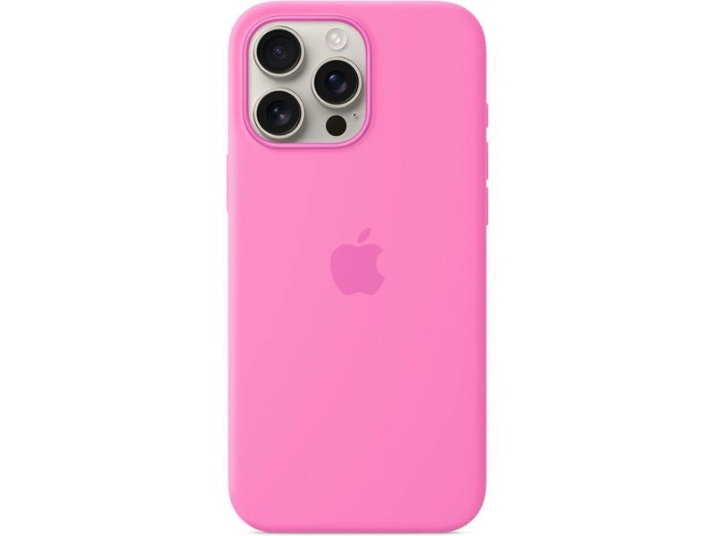 Apple Silicone Case mit MagSafe iPhone 16 Pro Max Peony