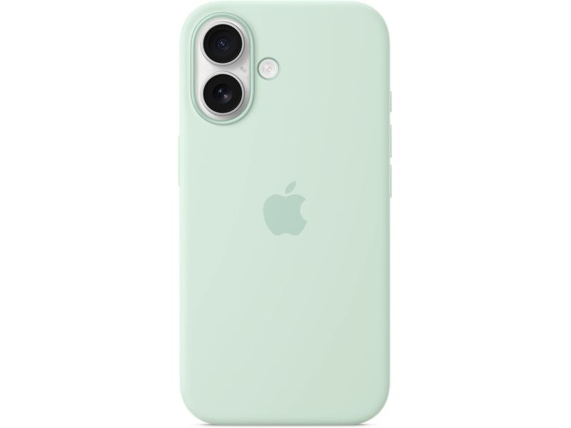 Apple Silicone Case mit MagSafe iPhone 16 Aquamarine