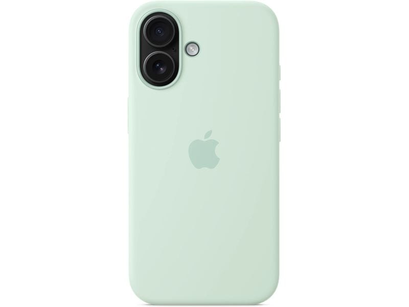 Apple Silicone Case mit MagSafe iPhone 16 Aquamarine