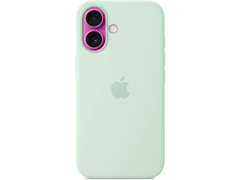 Apple Silicone Case mit MagSafe iPhone 16 Aquamarine