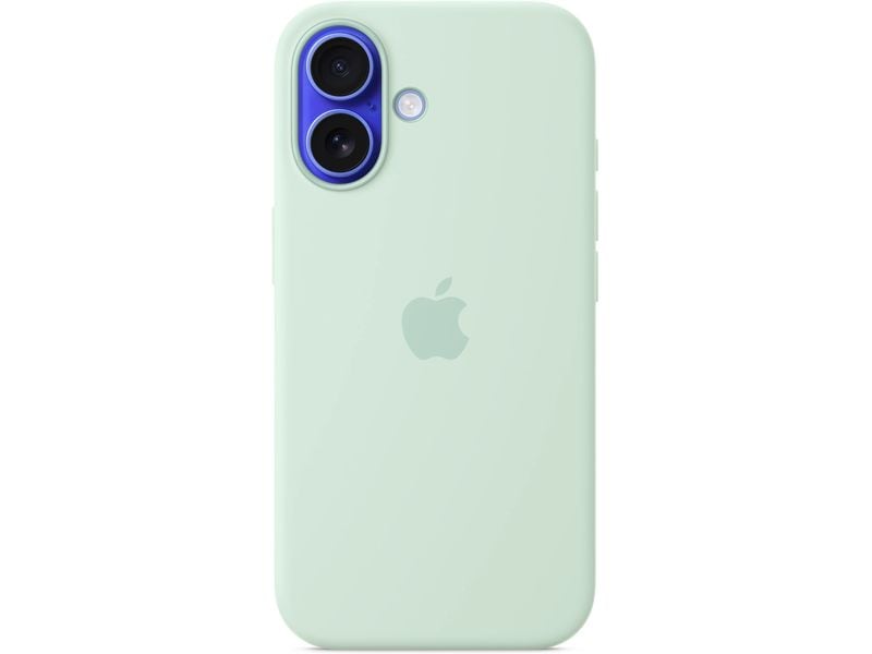 Apple Silicone Case mit MagSafe iPhone 16 Aquamarine