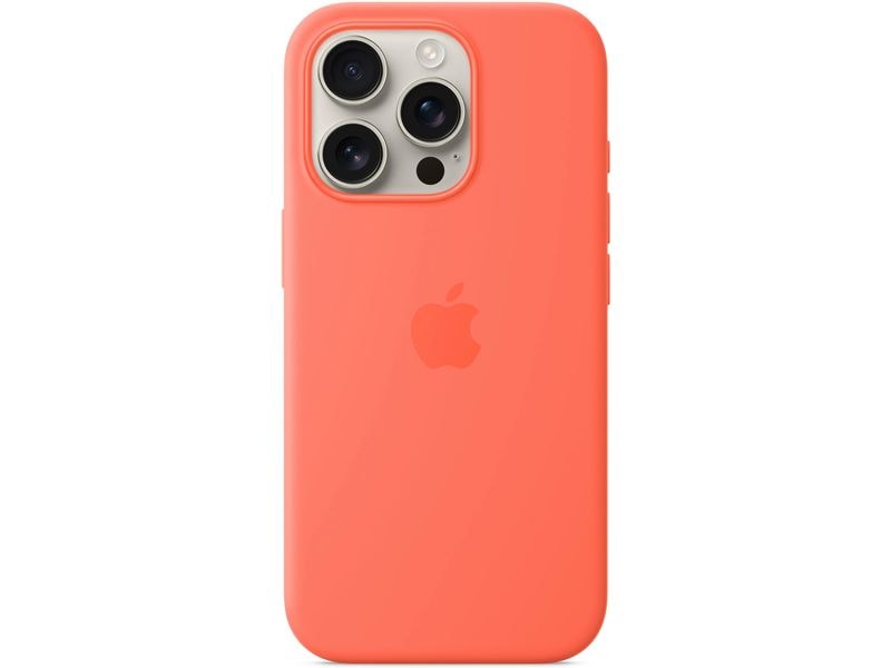Apple Silicone Case mit MagSafe iPhone 16 Pro Tangerine