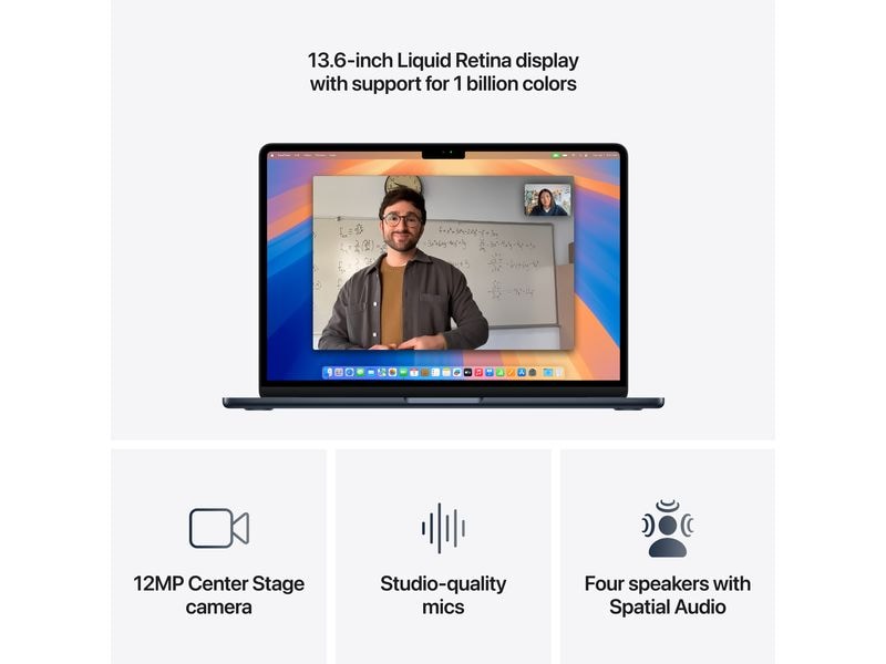 Apple MacBook Air 13" 2025 M4 10C GPU / 16 GB / 256 GB Midnight