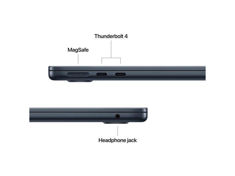 Apple MacBook Air 13" 2025 M4 10C GPU / 16 GB / 1 TB Midnight