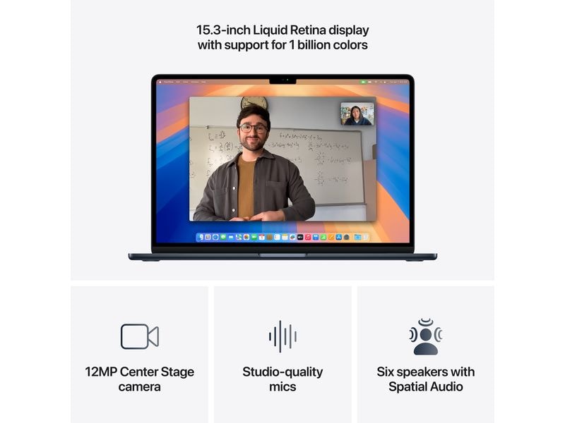 Apple MacBook Air 15" 2025 M4 10C GPU / 24 GB / 1 TB Midnight