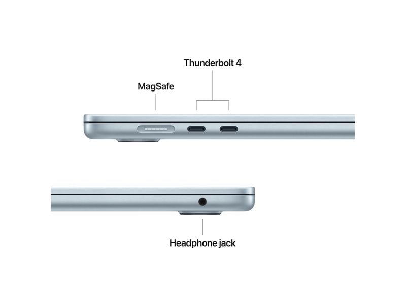 Apple MacBook Air 15" 2025 M4 10C GPU / 16 GB / 1 TB Sky Blue