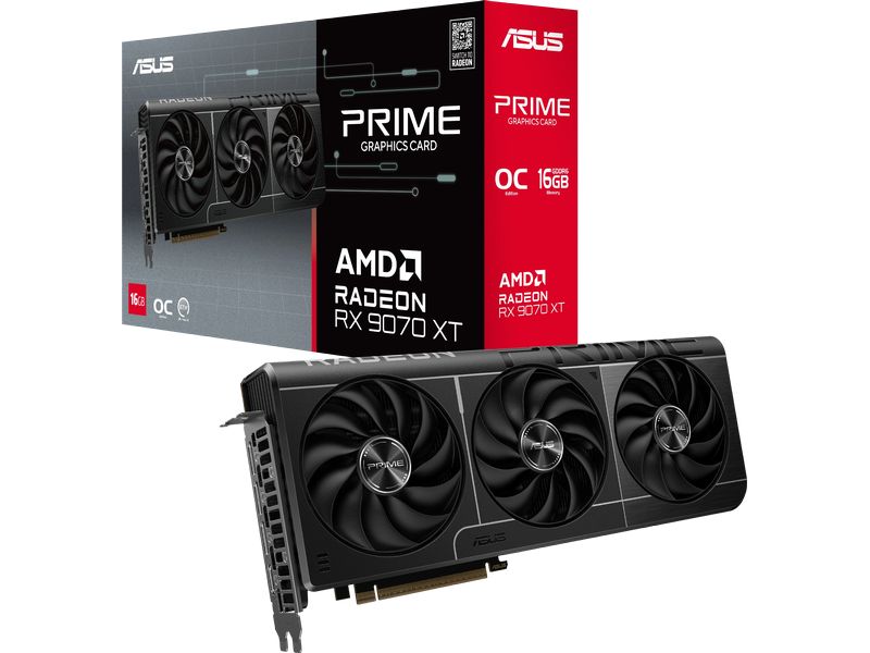 ASUS Grafikkarte Prime Radeon RX 9070 XT OC Edition 16 GB