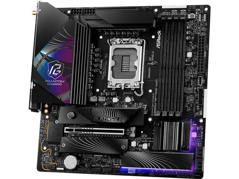 ASRock Mainboard Phantom Gaming Z890M Riptide WiFi