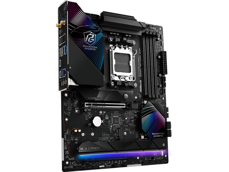 ASRock Mainboard Phantom Gaming B850 Riptide WiFi