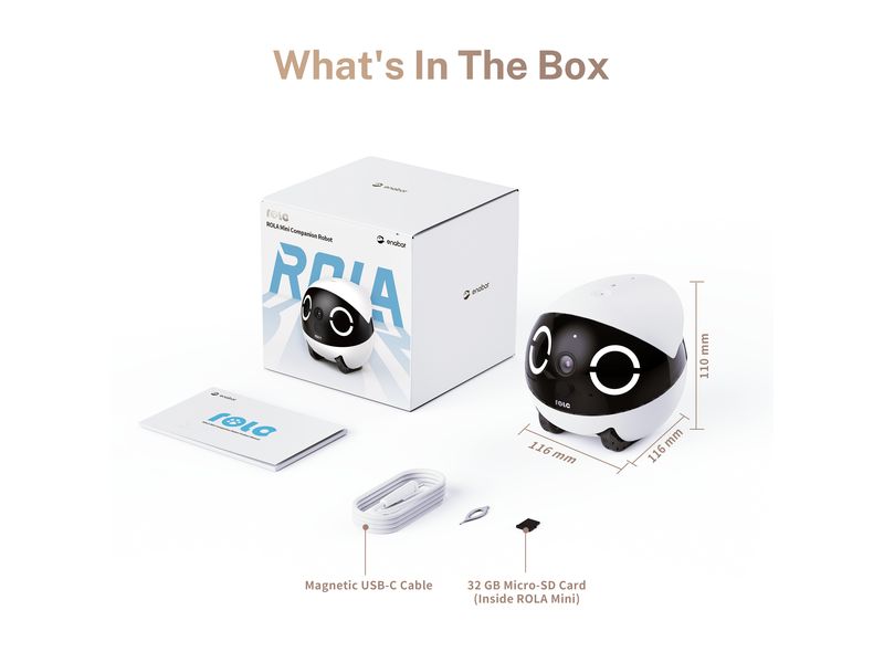 ENABOT Rola Mini Pet Monitor 2k Cam