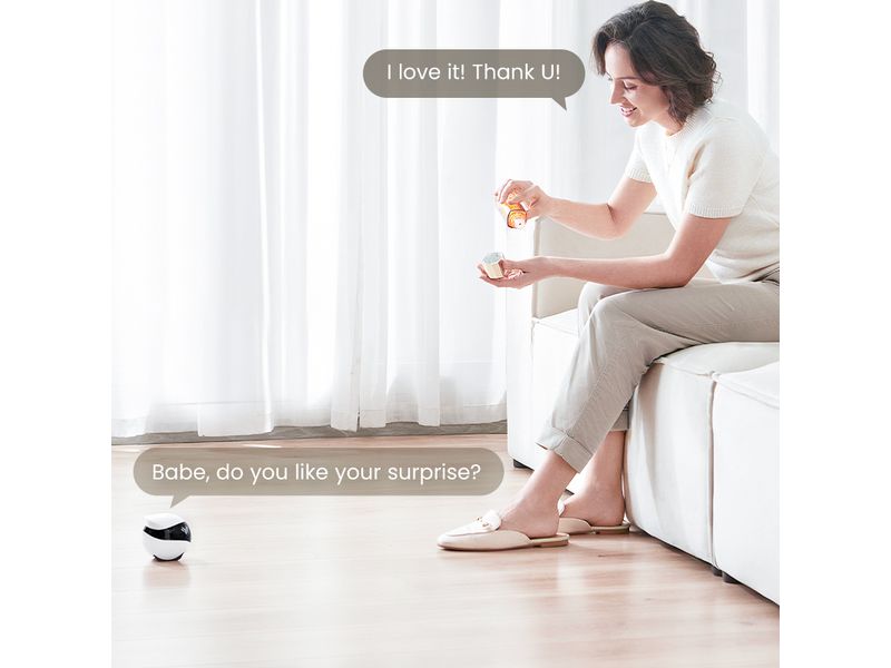 ENABOT Enabot Ebo Air 2 2k Cam Weiss