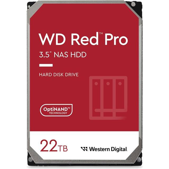 Western Digital Disque dur WD Red Pro 3.5" SATA 22 TB