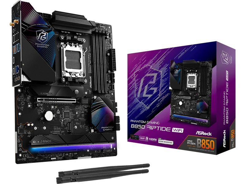 ASRock Mainboard Phantom Gaming B850 Riptide WiFi
