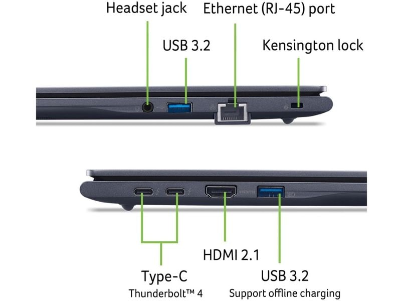 Acer Notebook TravelMate P4 (TMP416-54-TCO-54HU)