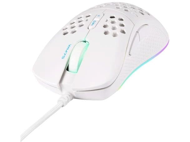 DELTACO Gaming-Maus GAM-108-W Weiss