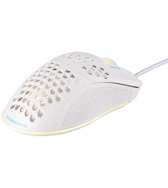 DELTACO Gaming-Maus GAM-108-W Weiss