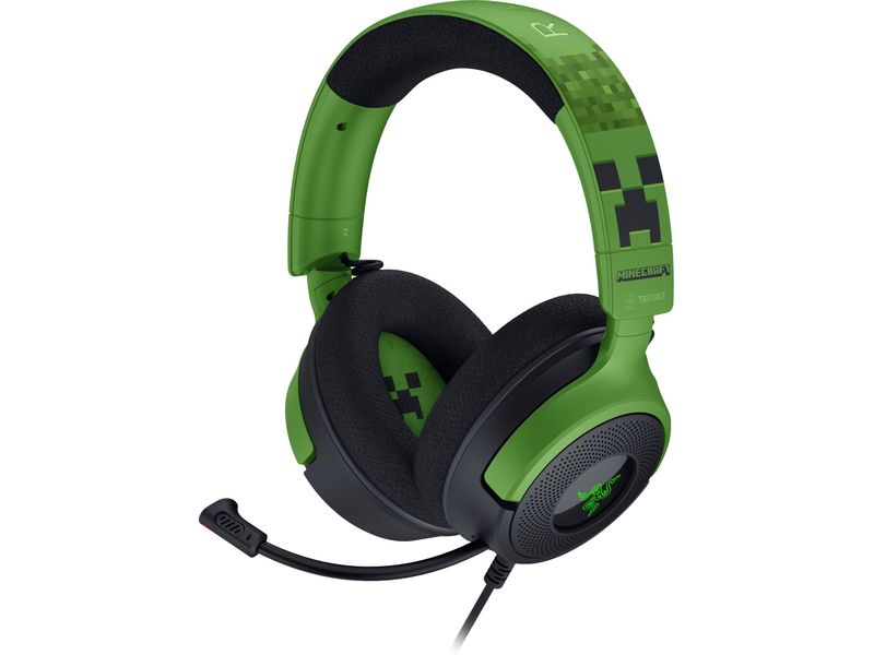 Razer Headset Kraken V4 Minecraft Edition Grün